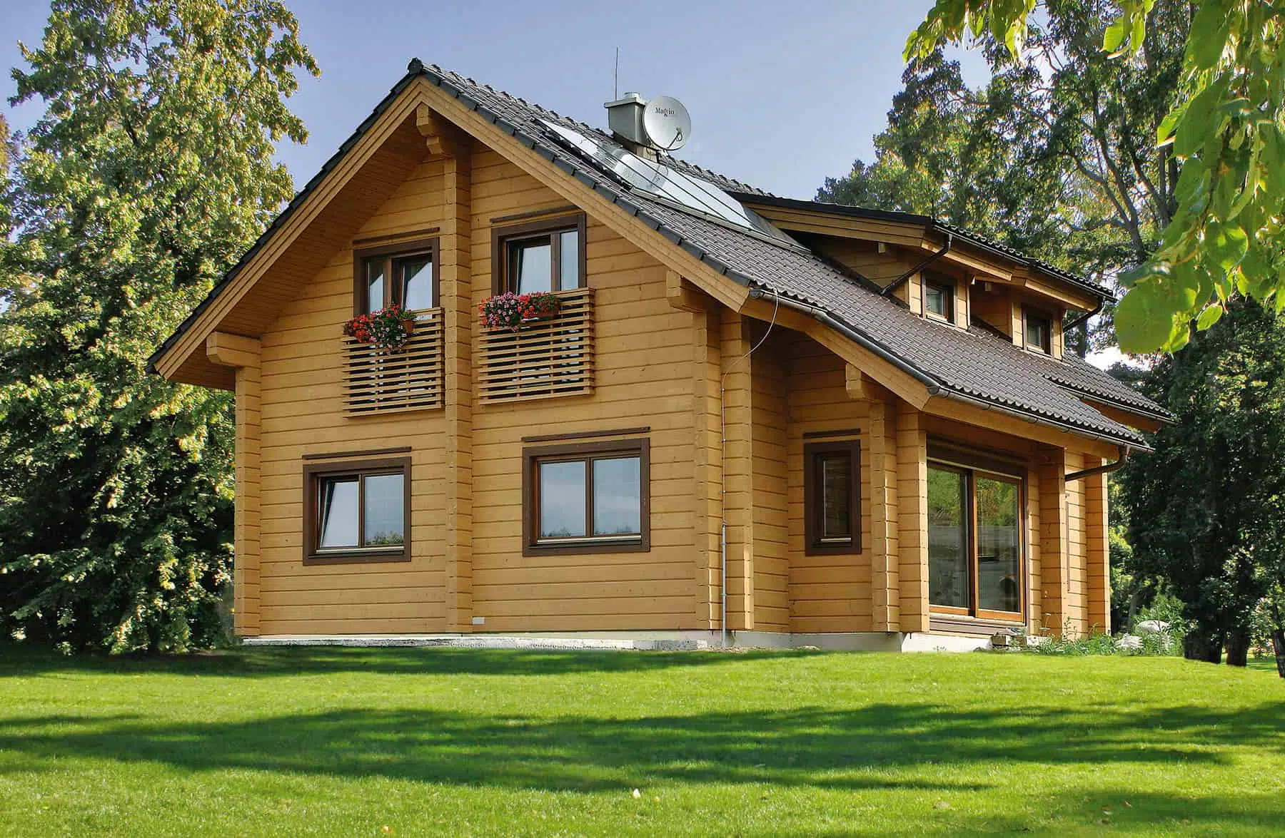 La maison en bois massif pour un cadre de vie sain