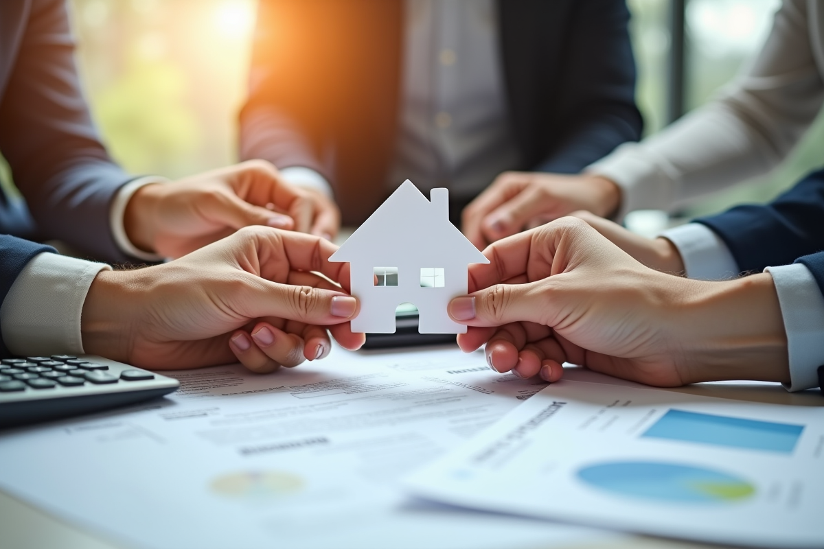 immobilier partage