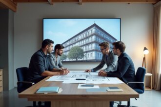 Bureau d'étude thermique en action pour un projet immobilier à Carcassonne