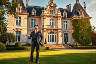Conseiller immobilier à Épernay présentant des services et biens disponibles